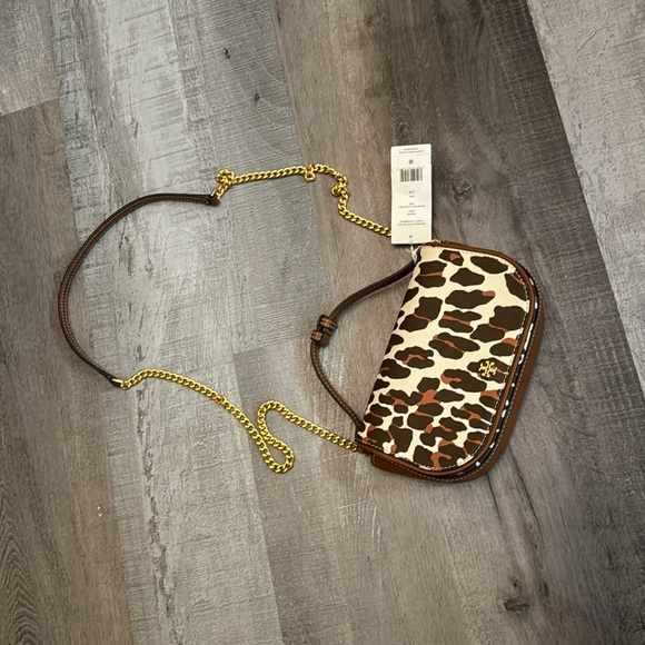 Tory Burch Leopard Crossbody NWT - Picture 2 of 12